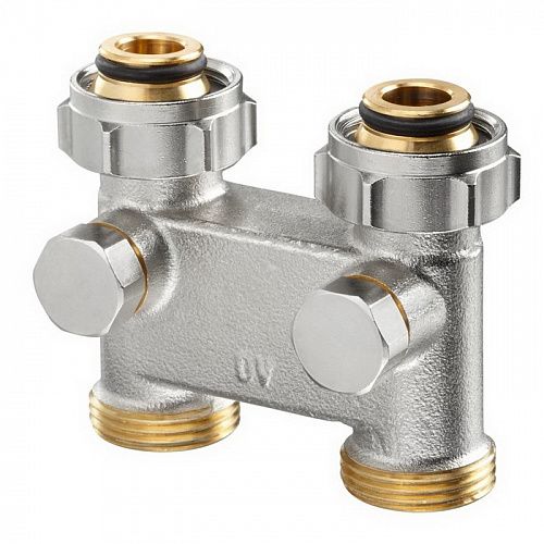 Перепускной узел Oventrop &amp;quot;Multiflex&amp;quot; проходной 3/4&amp;quot; НГ х 3/4&amp;quot; НР (1016362)
