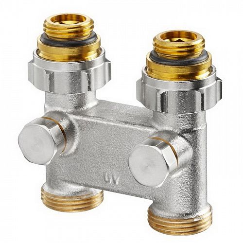 Перепускной узел Oventrop &amp;quot;Multiflex&amp;quot; проходной 1/2&amp;quot; НР х 3/4&amp;quot; НР (1016363)