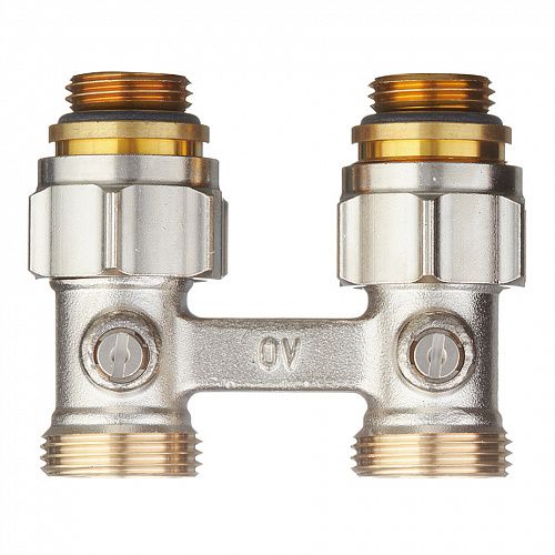 Запорно - присоединительный узел Oventrop &amp;quot;Multiflex F&amp;quot; 1/2&amp;quot; НР х 3/4&amp;quot; НР (1015883)