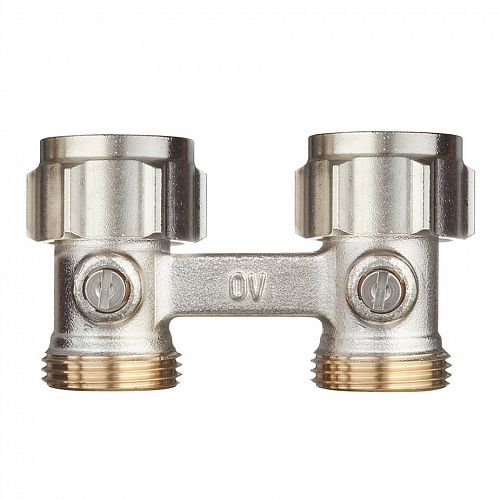 Запорно - присоединительный узел Oventrop &amp;quot;Multiflex F&amp;quot; 3/4&amp;quot; НГ х 3/4&amp;quot; НР (1015813)
